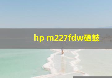 hp m227fdw硒鼓